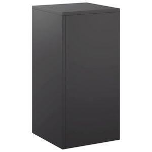vidaXL Planteholder Svart 30 x 30 x 60 cm St&aring;l