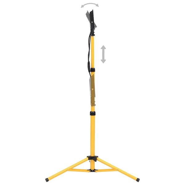 vidaXL LED-flomlys med stativ 2x50 W kaldhvit