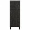 vidaXL Highboard svart 40x33x110 cm heltre mango