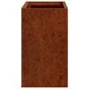 vidaXL Vegghengte plantekasser 2 stk rust 53x10x17 cm cortenst&aring;l