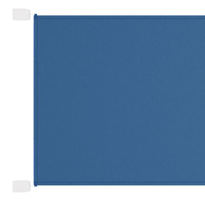 vidaXL Vertikal markise blå 100x360 cm oxford stoff