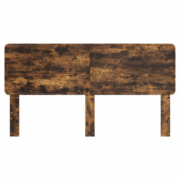 vidaXL Hodegavl R&oslash;kt eik 180 cm Konstruert tre