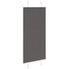 vidaXL plisségardin sort 65x150 cm Stoff Bredde 64,4 cm Polyester