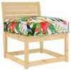 vidaXL Pallepute for sete Flerfarget 60 x 40 x 8 cm Oxford-stoff