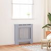 vidaXL Radiator Deksel Grå 78 x 19 x 81,5cm Konstruert tre