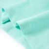 T-skjorte for barn lyse aqua 140