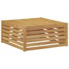 vidaXL Utebord Solid akasietre Hvit 79 x 79 x 37 cm