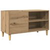 vidaXL Plateskap artisan eik 84,5x38x48 cm konstruert tre