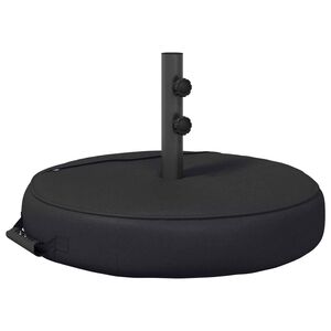 vidaXL Patio parasollfot 53 x 53 x 40 cm St&aring;l Svart