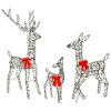 vidaXL LED-reinsdyrfamilie til jul LOVIISA 700 LED-lys Varmhvit
