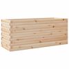 vidaXL Plantekasse 110x40x46 cm heltre furu