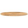 vidaXL Bordplate 100x50x2,5 cm oval heltre mango
