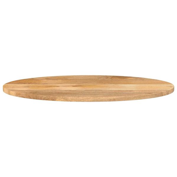 vidaXL Bordplate 100x50x2,5 cm oval heltre mango