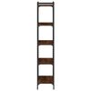 vidaXL Bokhylle 5 etasjer brun eik 60x30x154 cm konstruert tre