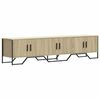 vidaXL TV-benk sonoma eik 180x34x41 cm konstruert tre