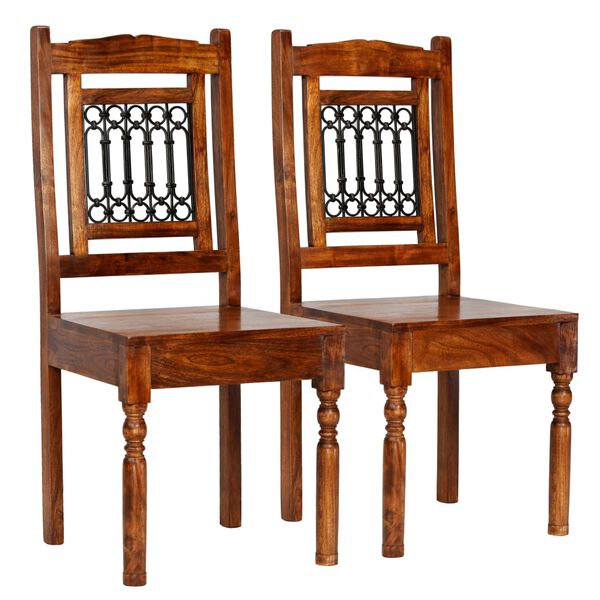 vidaXL Bistrosett 3 deler heltre akasie