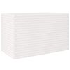 vidaXL Plantekasse hvit 110x60x68,5 cm heltre furu