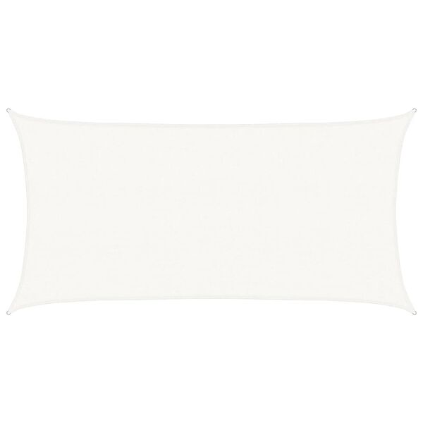 vidaXL Solseil 160 g/m&sup2; hvit 2x3,5 m HDPE