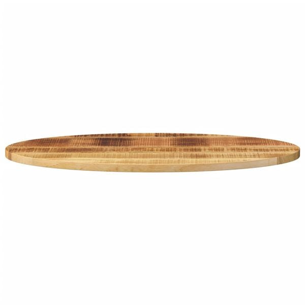 vidaXL Bordplate 80x40x3,8 cm oval heltre mango