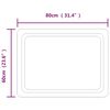 vidaXL Baderomsspeil med LED 60x80 cm