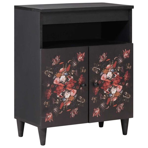 vidaXL Oppbevaringsskap Flerfarget 60 x 33,5 x 75 cm Massiv mango tre