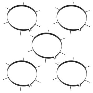 vidaXL Klemmer med pigger til plenlufter 5 stk Ø 30 cm jern