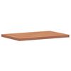 vidaXL Bordplate 60x40x2,5 cm rektangulær heltre bøketre