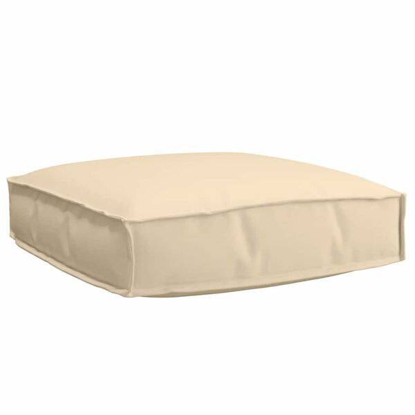 vidaXL Pallet Pute Sett 2 pcs Beige Oxford Stoff