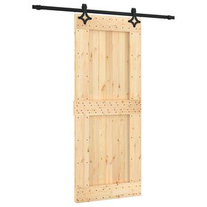 vidaXL Skyved&oslash;r 85 x 210 cm Massiv Furu Tre (Ubehandlet)
