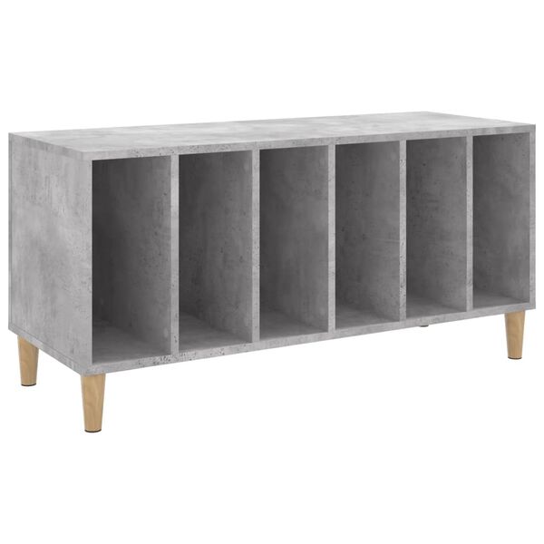 vidaXL Hifi-benk betonggr&aring; 100x38x48 cm konstruert tre