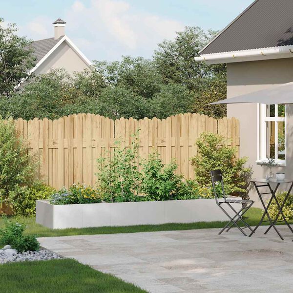 vidaXL Plantekasse 280x80x40 cm rustfritt st&aring;l