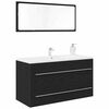 vidaXL Sink Cabinet Svart Eik 90 x 45 x 1.5 cm Konstruert tre