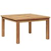 vidaXL Kaffebord Brun 60 x 60 x 36 cm Massivt Teaktre