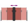 vidaXL Uttrekkbar sidemarkise terrakotta 120x600 cm
