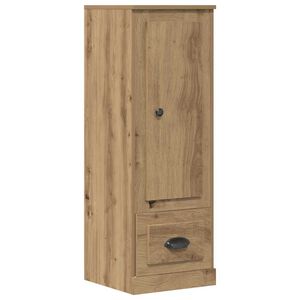 vidaXL Highboard artisan eik 36x35,5x103,5 cm konstruert tre