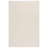 vidaXL Shaggy-teppe kremhvit 240x340 cm polyester