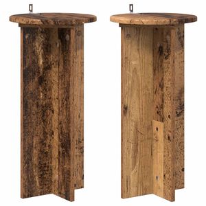 vidaXL Planteholder 2 stk. Gammelt tre 29,5 x 29,5 x 60 cm