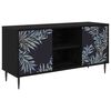 vidaXL TV-skap DOKKUM 102 x 33 x 51 cm Svart eik Konstruert tre