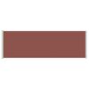 vidaXL Uttrekkbar sidemarkise 200x600 cm brun