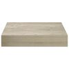 vidaXL Flytende vegghyller 4 stk eik 23x23,5x3,8 cm MDF