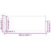 vidaXL Uttrekkbar sidemarkise 180x500 cm brun