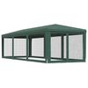 vidaXL Festtelt med 8 sidevegger av netting gr&oslash;nn 3x9 m HDPE