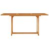 vidaXL Hagebord 150x90x75 cm heltre teak