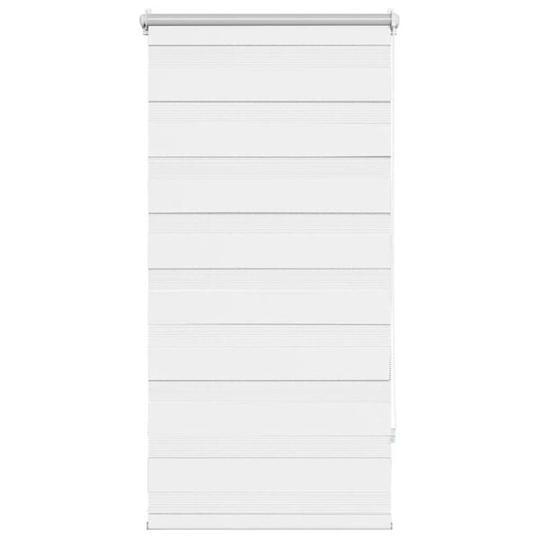 vidaXL Sebragardin 80,9x150 cm Stoffbredde 76,7 cm hvit