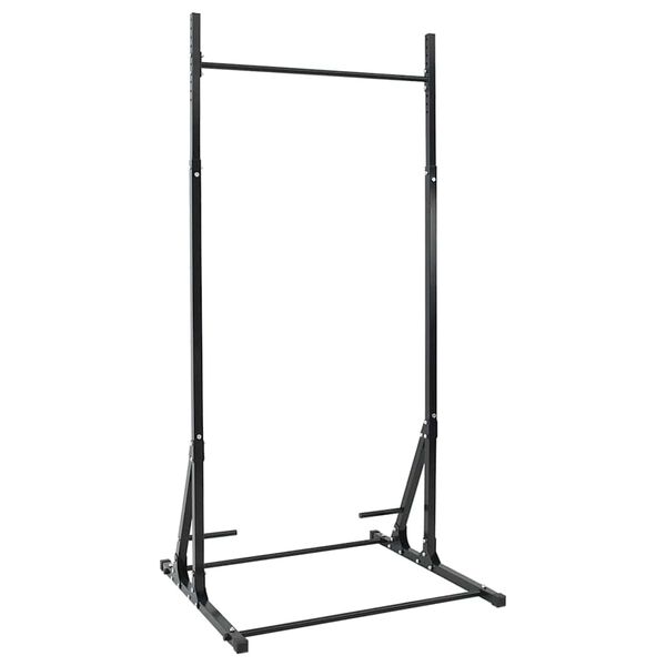 vidaXL Pull-Up Bar Stasjon Svart 101 x 102 x 235 cm Pulverlakkert stål