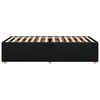 vidaXL Sengeramme svart 90x190 cm stoff