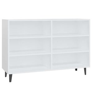 vidaXL Skjenk hvit 103,5x35x70 cm konstruert tre