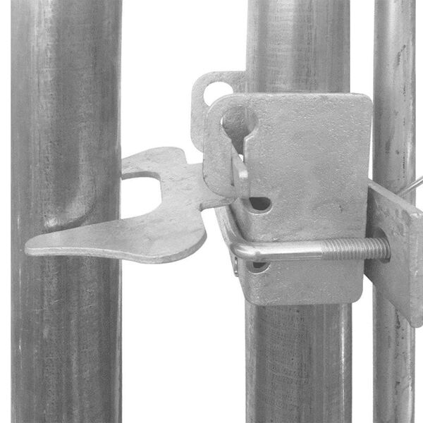 vidaXL Utendørs hundegård 760x192x185 cm