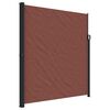 vidaXL Uttrekkbar sidemarkise brun 220x300 cm