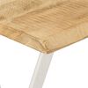 vidaXL Konsollbord med naturlig kant 105x33x76 cm heltre mango